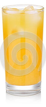 Glass of fresh orange juice