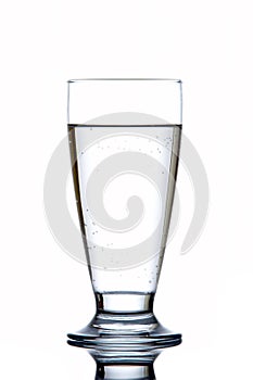 Glass of fresh water