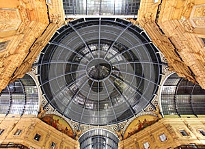 Glass gallery - Galleria Vittorio Emanuele - Milan