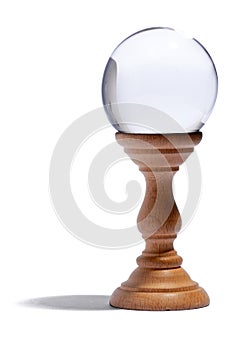 Glass globe for fortunetelling photo