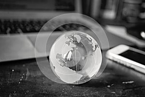 Glass globe