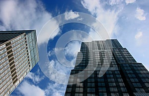 Glass highrise building