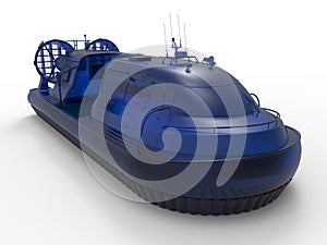 Glass hovercraft illustration