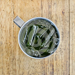 Glass of Ice Tiger Herbal Drink