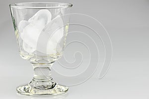 Glass of Icecubes photo