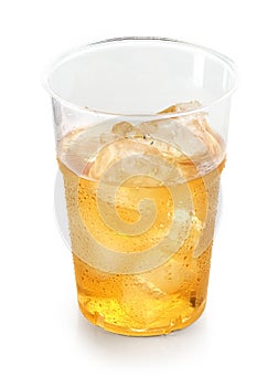 Glass of iced drink