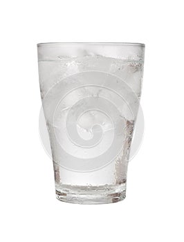 Glass of iced water