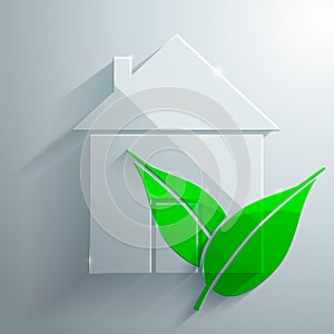 Glass Icon of EcoHouse