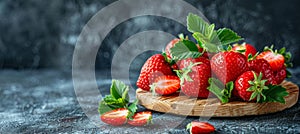 Glass jar filled with delicious homemade strawberry jam preserves for a delightful treat