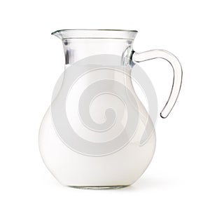 Glass jug milk