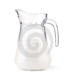 Glass jug milk