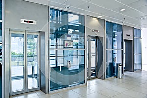 Glass Lift Lobby photo