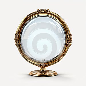 glass magnifying glass on a transparent background k uhd veryd photo