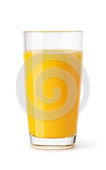 Glass of mango juice