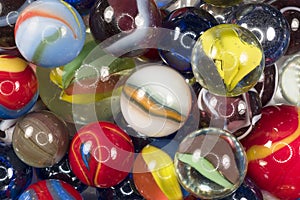 Glass Marbles Background