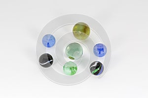 Glass marbles ball