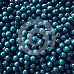 glass marbles blue perfectly connected photo pattern poster decor wallpaper design material