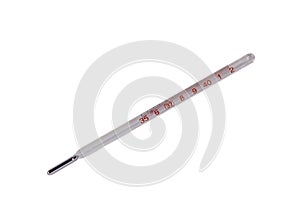 Glass mercury thermometer