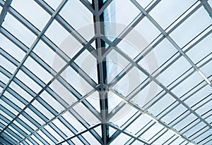 Glass and metal construction