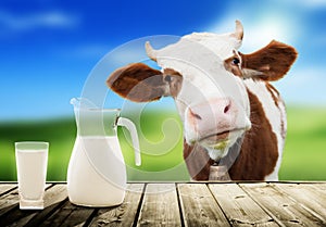 Glass of milk