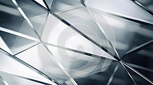 glass mirror on wall