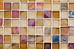 Glass mosaic tile