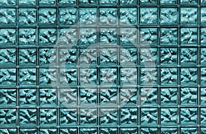 Glass mosaic tiles turquoise texture background