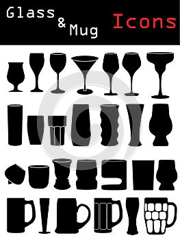 Glass & Mug Icons