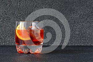 Glass of Negroni