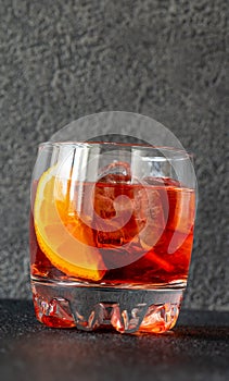 Glass of Negroni