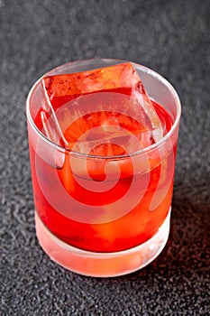 Glass of Negroni