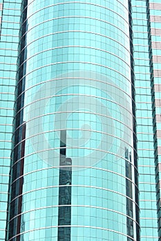 Glass office building