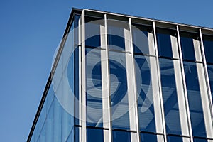 Glass office building