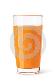 Glass of orange juice