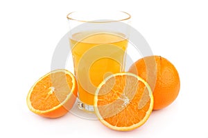 Glass of orange juice