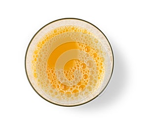 Glass of orange juice