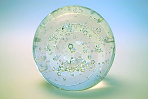 Glass orb photo