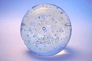 Glass orb photo