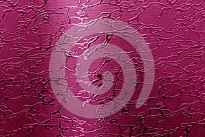 Glass with pattern in pink tone