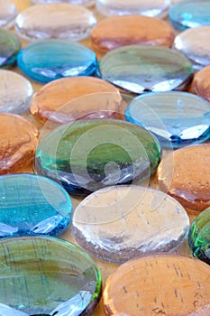 Glass pebbles