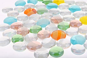 Glass pebbles