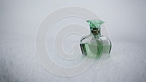 Glass perfume winter forest snow