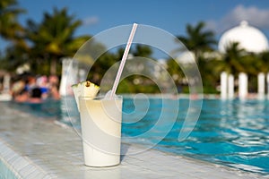 Glass of Pinacolada