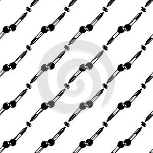 Glass pipette pattern seamless vector