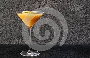 Glass of porn star martini