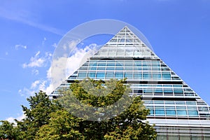 Glass pyramid of Ulm