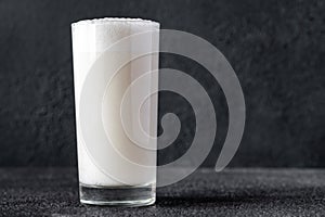 Glass of Ramos Fizz Cocktail