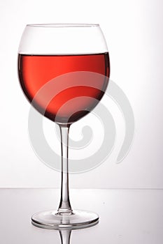 Glass of red wine