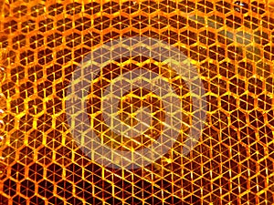 Glass reflector texture