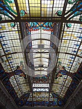Glass roof. photo